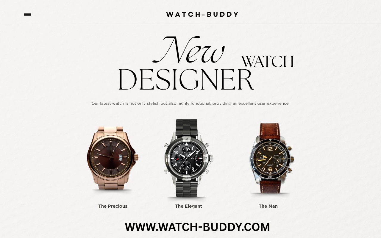 Designer watch by watch-buddy