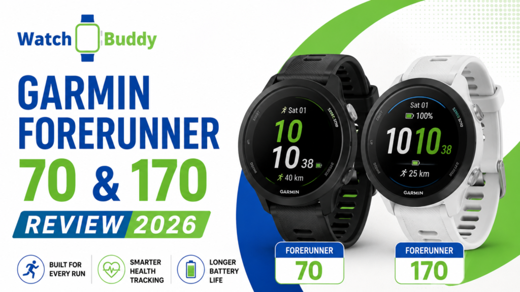 Garmin Forerunner 70 and 170 Review 2026